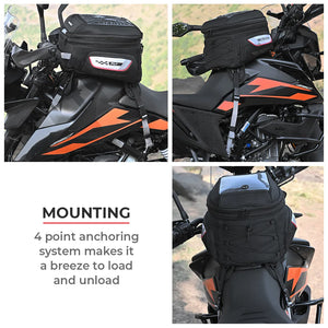 VIATERRA FLY Universal - Motorcycle Tank Bag (Strap Based) - Motodrift