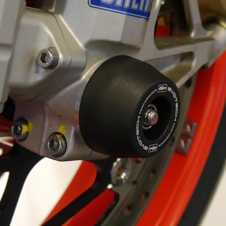 Evotech Performance Front Spindle Bobbins For Aprilia RS 457 (2024 - ) - Motodrift