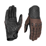 Viaterra FUEL Retro Classic Leather Motorcycle Gloves - Motodrift
