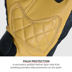 Viaterra FUEL Retro Classic Leather Motorcycle Gloves - Motodrift