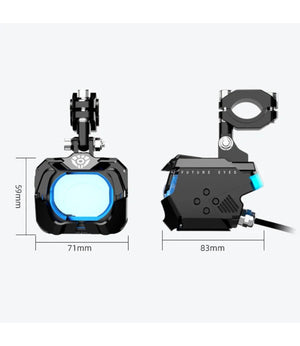 Future Eyes F 30-P Dual Colour Auxillary Lights - Motodrift