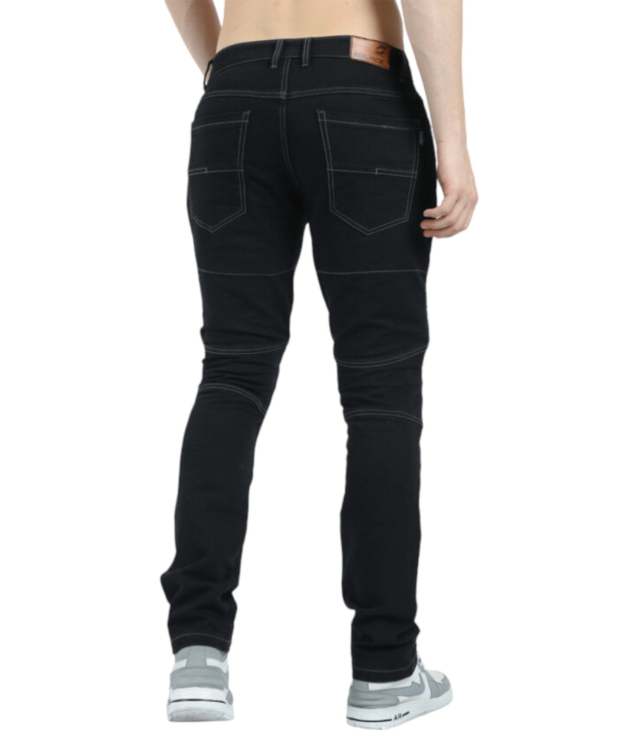 Solace GRAVEL Motorcycle Kevlar Denim (Black) - Motodrift