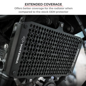 Viaterra Radiator Guard For Royal Enfield Guerrilla / Himalayan 450 - Motodrift