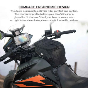 Viaterra Ace Universal Motorcycle Tank Bag (Strap Based)