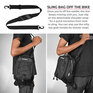 Viaterra Ace Universal Motorcycle Tank Bag (Strap Based)