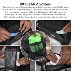 Viaterra Ace Universal Motorcycle Tank Bag (Strap Based)