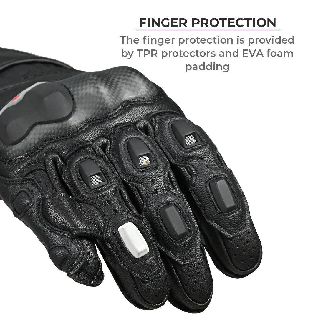 VIATERRA GRID MK3 – Full Gauntlet Riding Gloves - Motodrift