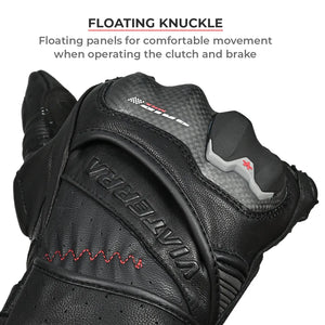 VIATERRA GRID MK3 – Full Gauntlet Riding Gloves - Motodrift