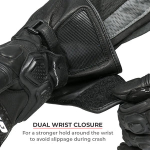 VIATERRA GRID MK3 – Full Gauntlet Riding Gloves - Motodrift