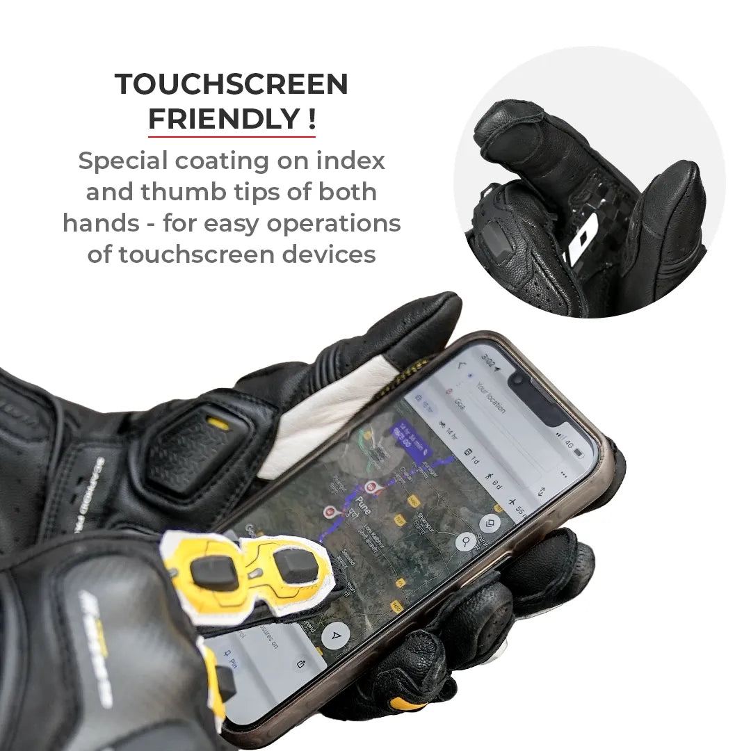 VIATERRA GRID MK3 – Full Gauntlet Riding Gloves - Motodrift