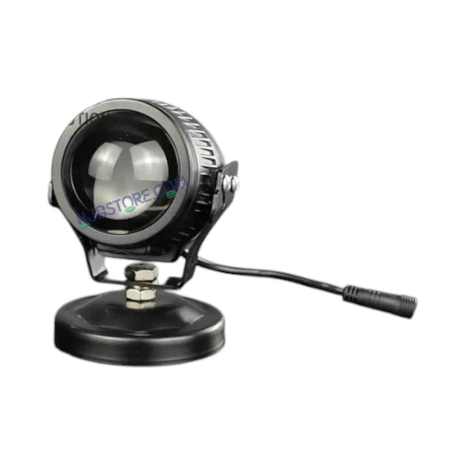 HJG J37 Single Projector Foglight 60W LED with Red DRL, Universal Fit
