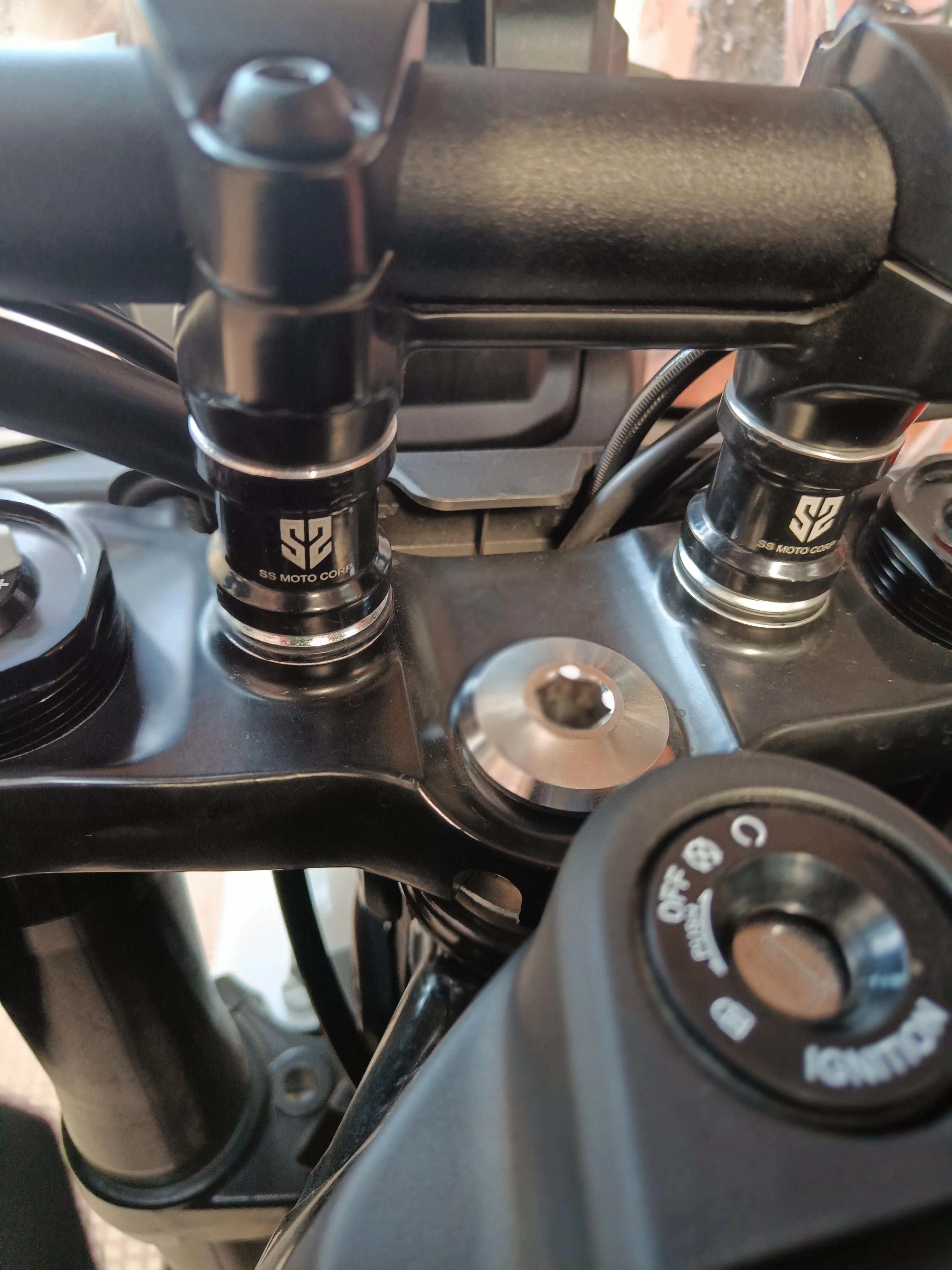 SS Motocorp Handlebar Risers For KTM 390 Adventure S / 390 Adventure X / 250 Adventure - Motodrift