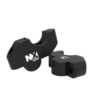 Carbon Racing Pull-Back Handlebar Risers For Honda NX 500 - Motodrift