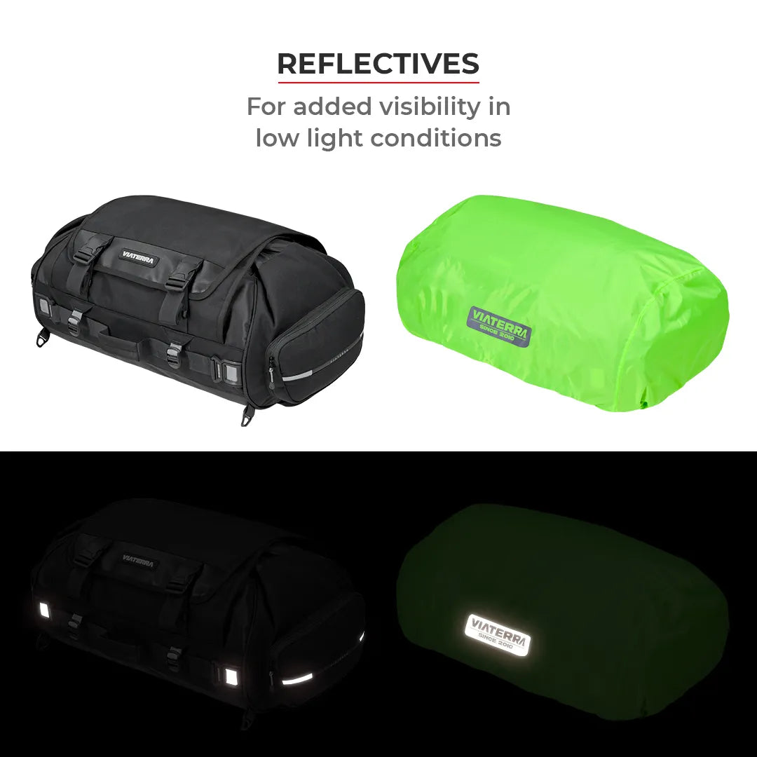 VIATERRA RTW Series - Hammerhead 75 Universal Motorcycle Tailbag - Motodrift