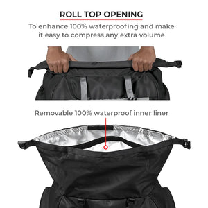 VIATERRA RTW SERIES - Hammerhead 45 Universal Motorcycle Tailbag - Motodrift