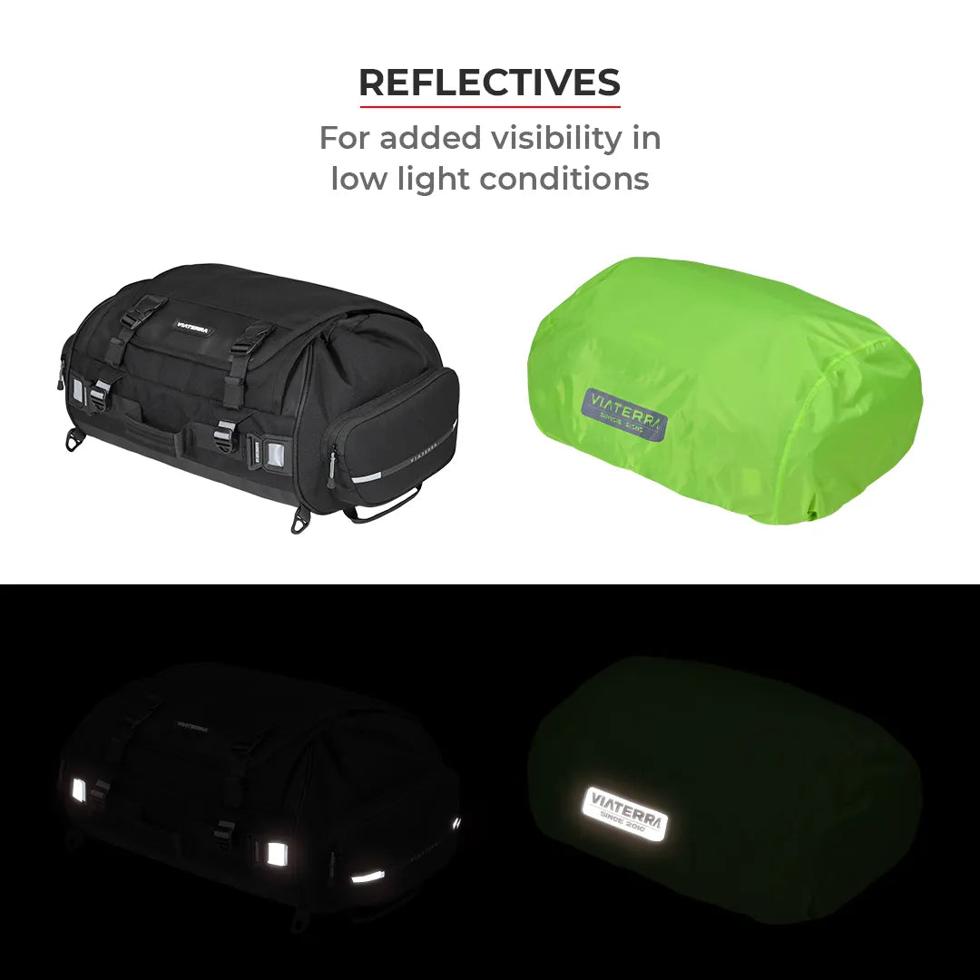 VIATERRA RTW SERIES - Hammerhead 45 Universal Motorcycle Tailbag - Motodrift