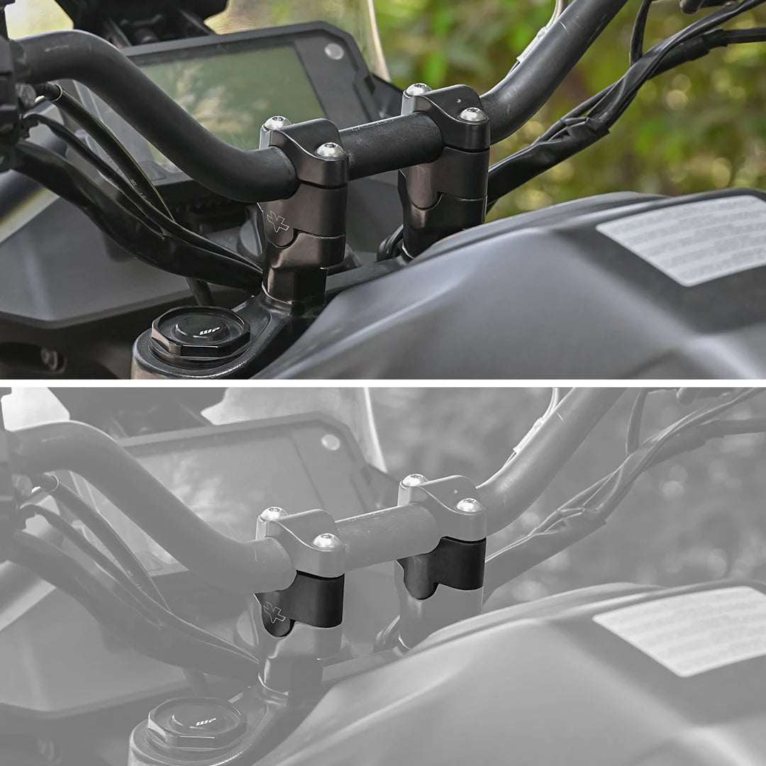 Viaterra Handle Bar Risers For KTM Adventure 390 (22 mm) - Motodrift
