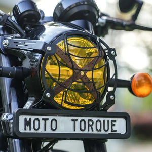 Moto Torque Headlight Grill For Royal Enfield Shotgun 650 - Motodrift