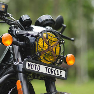 Moto Torque Headlight Grill For Royal Enfield Shotgun 650 - Motodrift