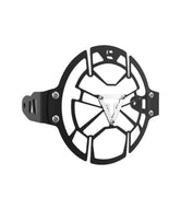 Carbon Racing Cyclops Headlight Protector For Triumph Scrambler 400 X (Aluminium) - Motodrift