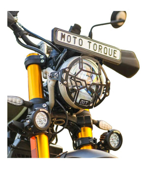 Moto Torque Headlight Grill For Triumph Scrambler 400 X - Motodrift