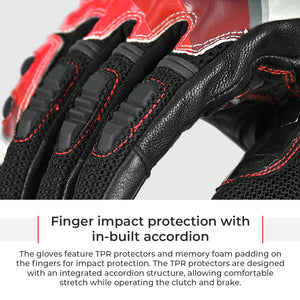 Viaterra Holeshot Pro Semi-Gauntlet Riding Gloves - Motodrift