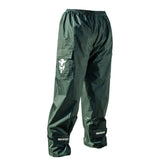 Mototech Hurricane Tour Pro Rain Overtrousers - Waterproof Pants With Cargo Pockets - Dark Grey - Motodrift
