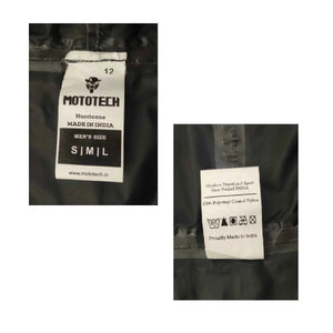 Mototech Hurricane Waterproof Rain Overjacket 2.0 - Dark Grey - Motodrift