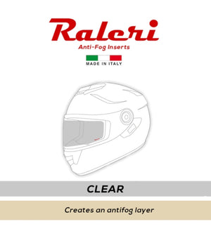 Raleri Anti-Fog Clear Insert for Helmets - Universal - Motodrift