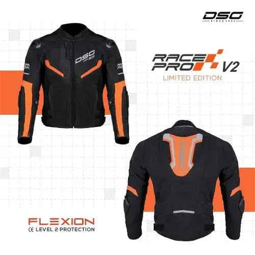 DSG Race Pro V2 Riding Jacket â€“ Premium Protection & Performance - Motodrift