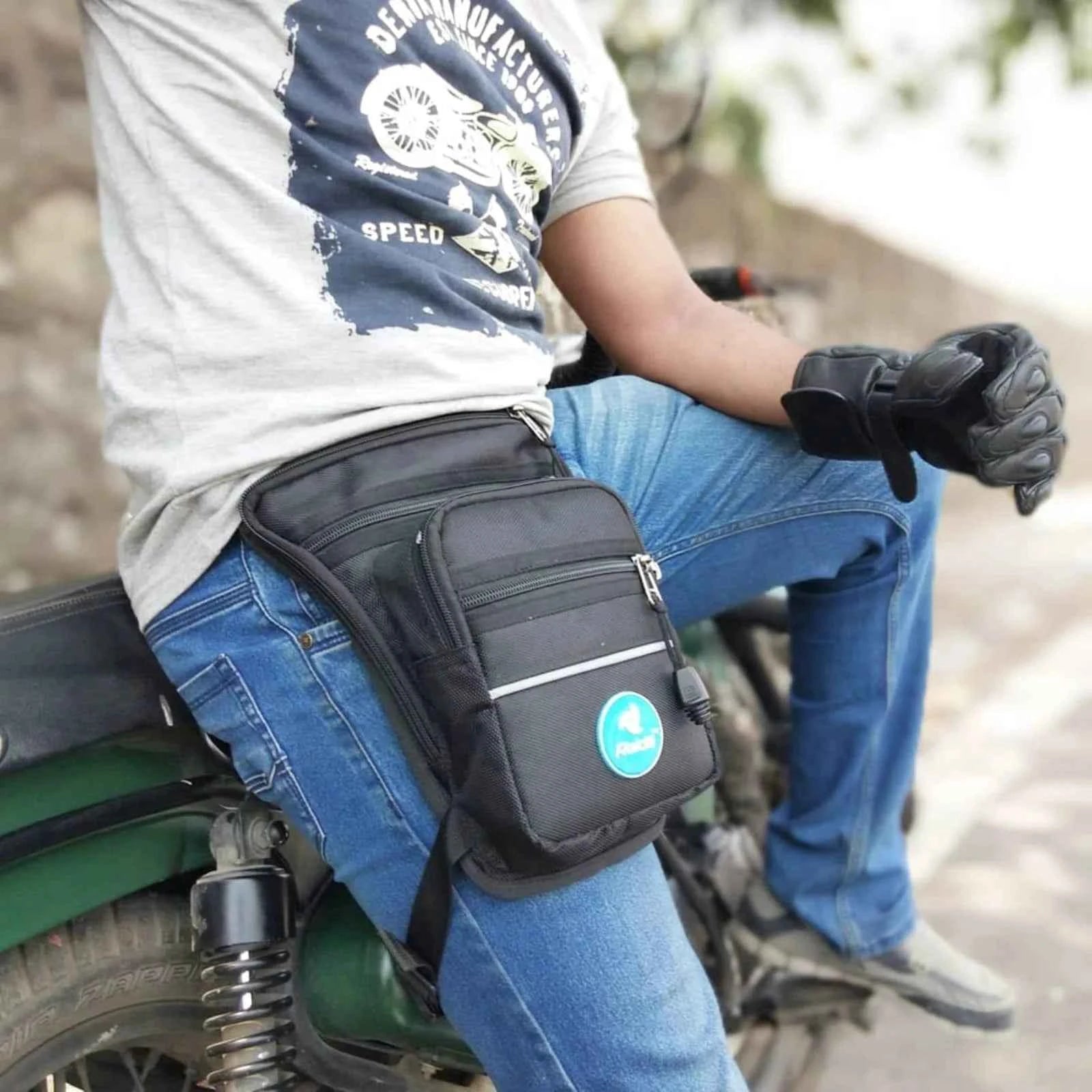 Raida ThruX Motorcycle Thigh Bag - Motodrift