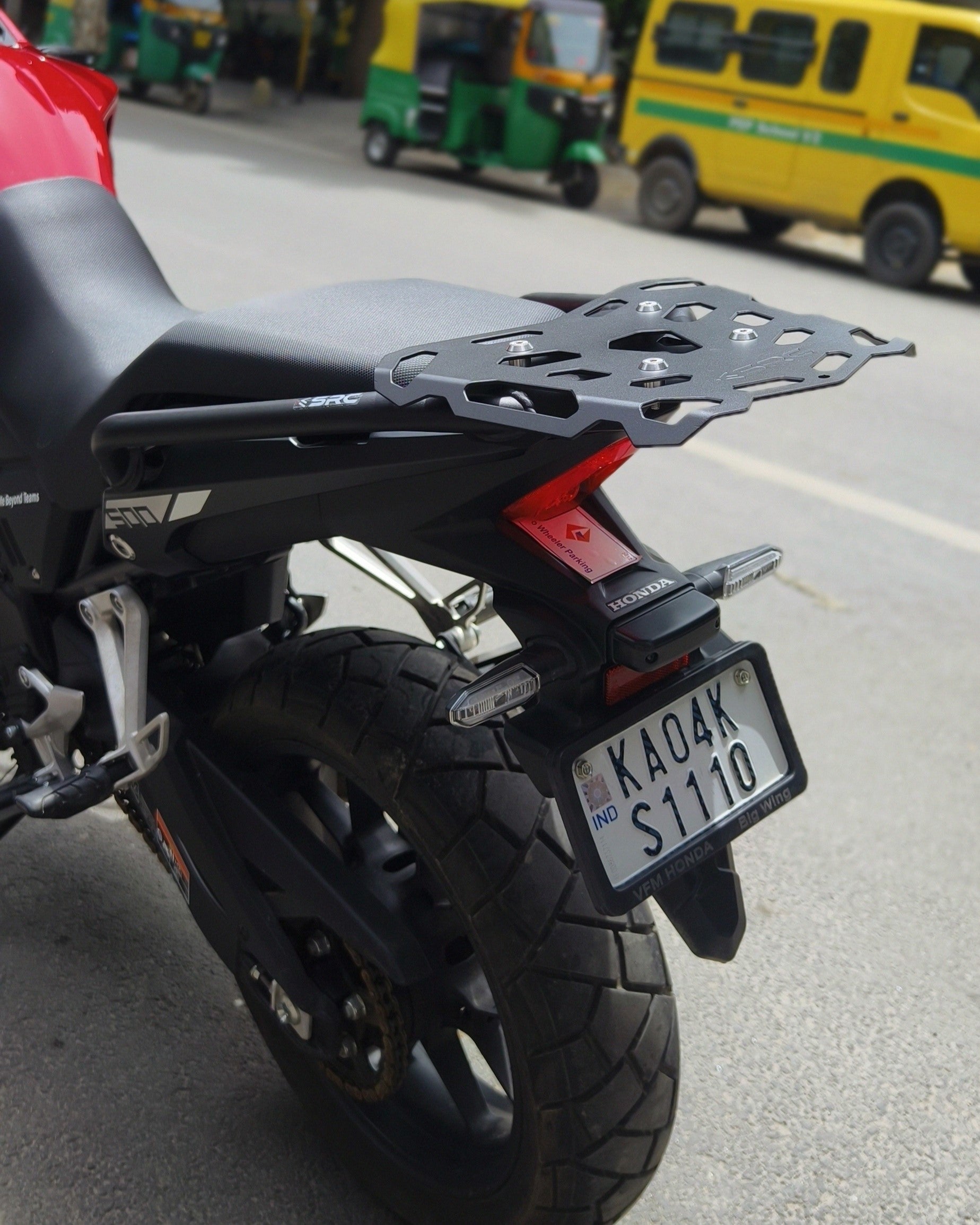 SRC Rear Cargo Tail Rack for Honda NX500 - Motodrift