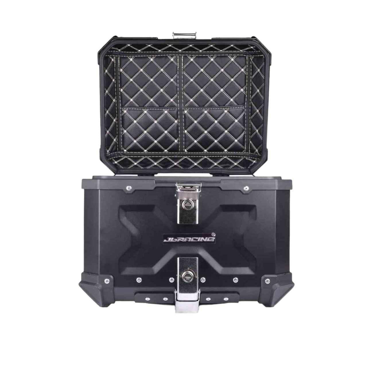 JB Racing Premium Top Box 45L Black - Aluminium - Motodrift