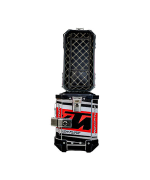 LGP Premium Aluminium KTM Graphics Top Box & Panniers - Motodrift