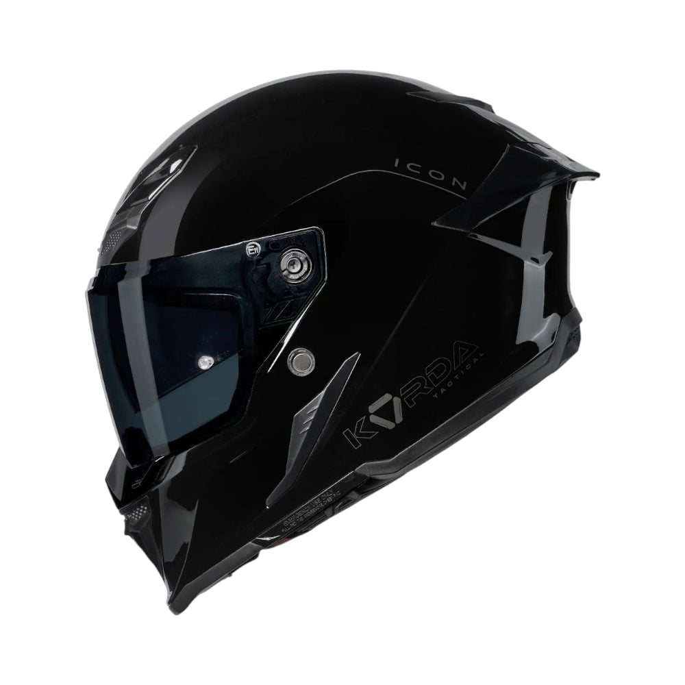 Korda Icon Solid Gloss Black Helmet