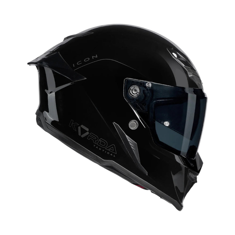 Korda Icon Solid Gloss Black Helmet