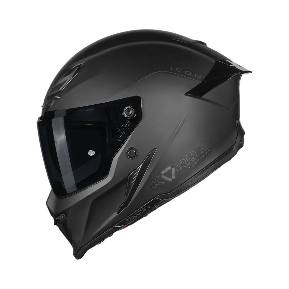 Korda Icon Solid Matt Black Helmet