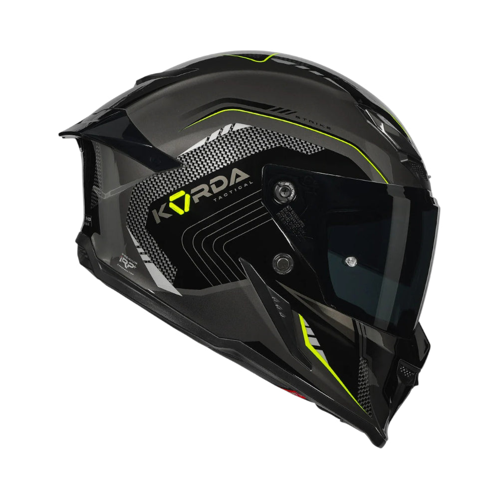 Korda Icon Strike Helmet - Gloss Grey Hi-Viz