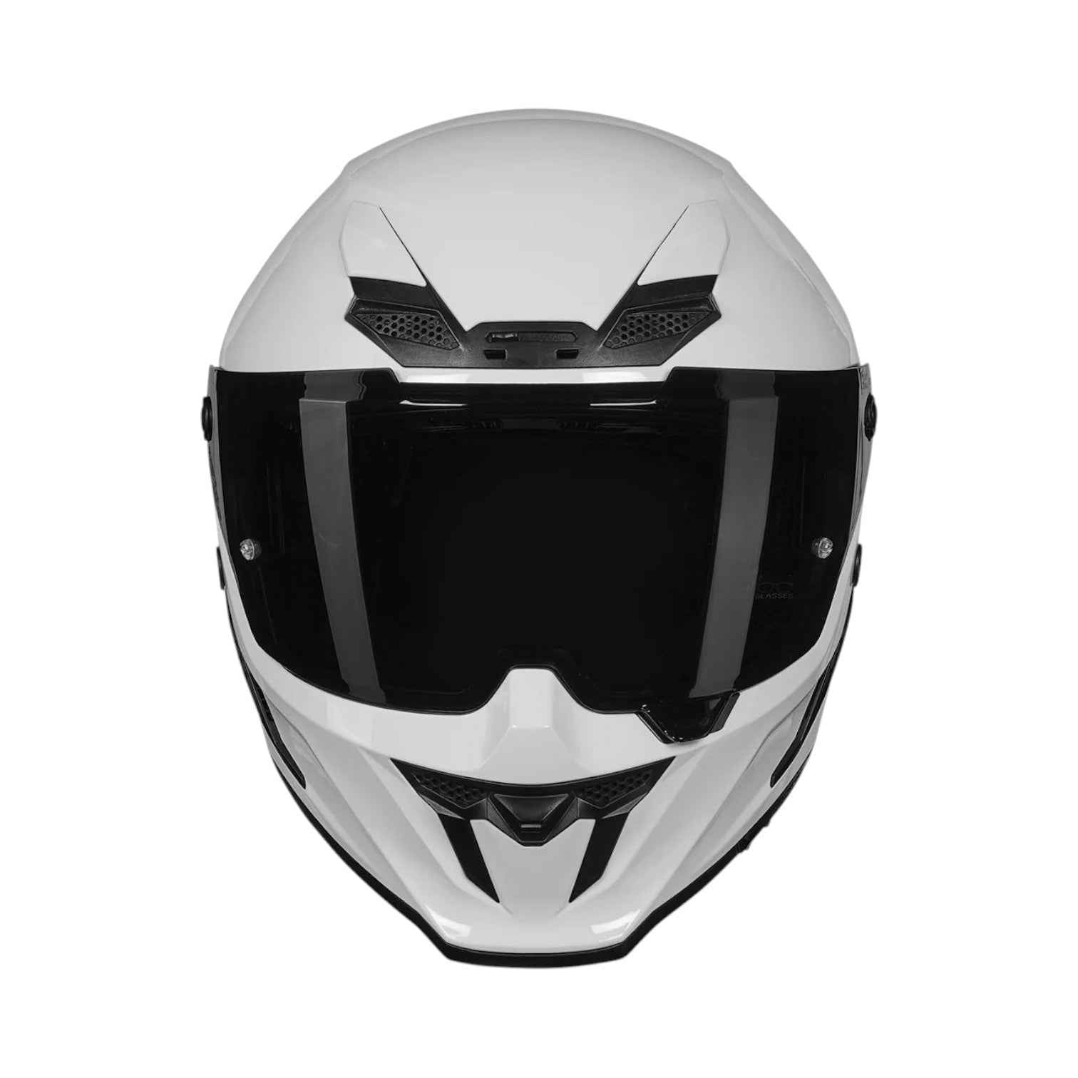 Korda Icon Solid Gloss White Helmet – Sleek Style, Comfort