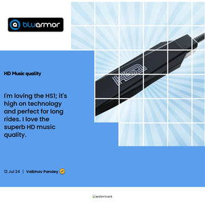 BluArmor HS1 Bluetooth Helmet Headset - Motodrift