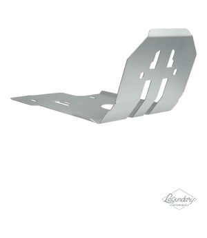 LCB Combat Bash Plate For Royal Enfield Super Meteor 650 (Silver) - Motodrift