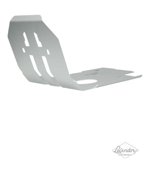 LCB Combat Bash Plate For Royal Enfield Super Meteor 650 (Silver) - Motodrift