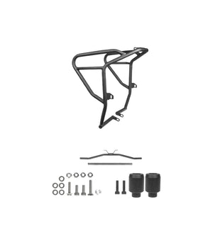 LCB Adrinex Crash Guard With Slider For Suzuki V-Strom 250 SX (Black) - Motodrift