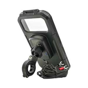 LGP MB11H Handlebar Mount Waterproof Mobile Holder with 15W Wireless & Usb-C Charger