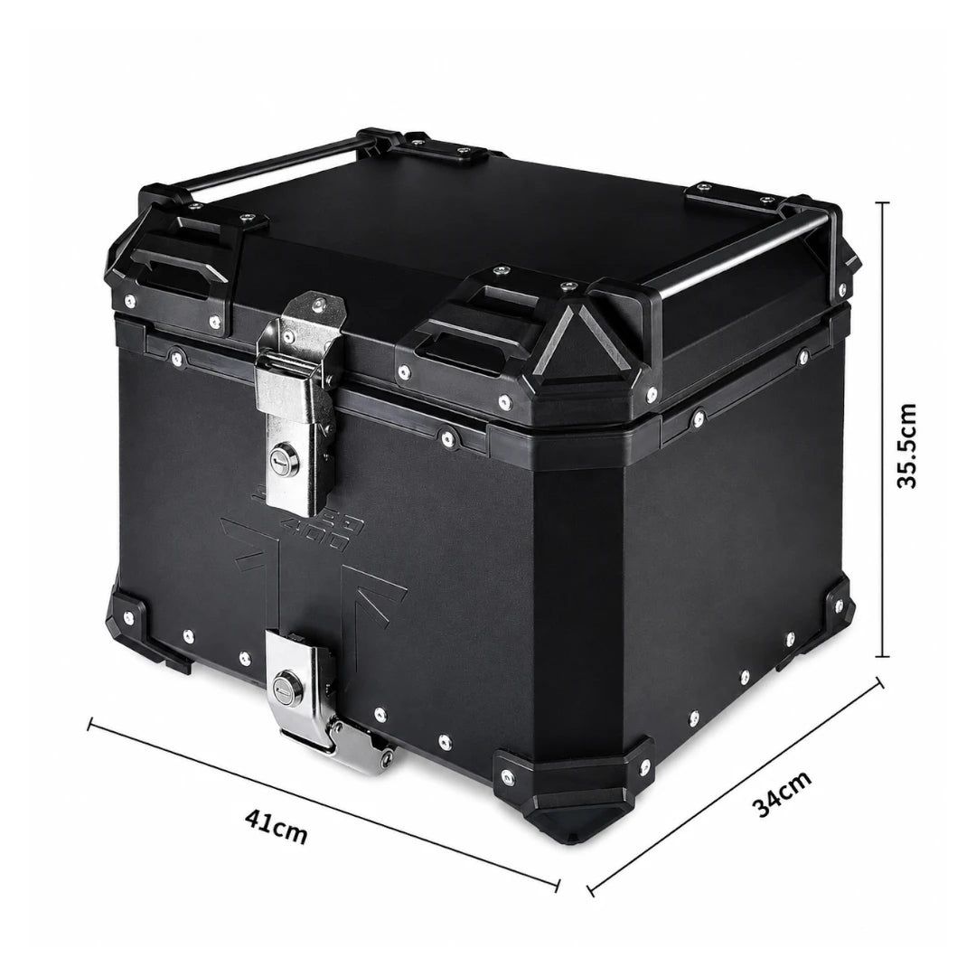 LGP Black Speed 400 Top Box with Backrest - 45L