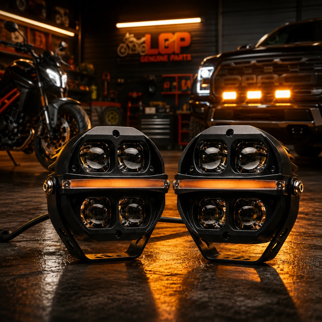 LGP DK100X 180W Auxiliary Spotlight for Bikes & Cars