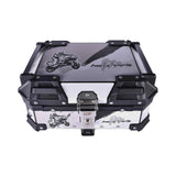 LGP Aluminium Motorcycle Top Box – Graphics 25L