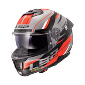 LS2 FF320 Stream II Bolt Matt Black Red