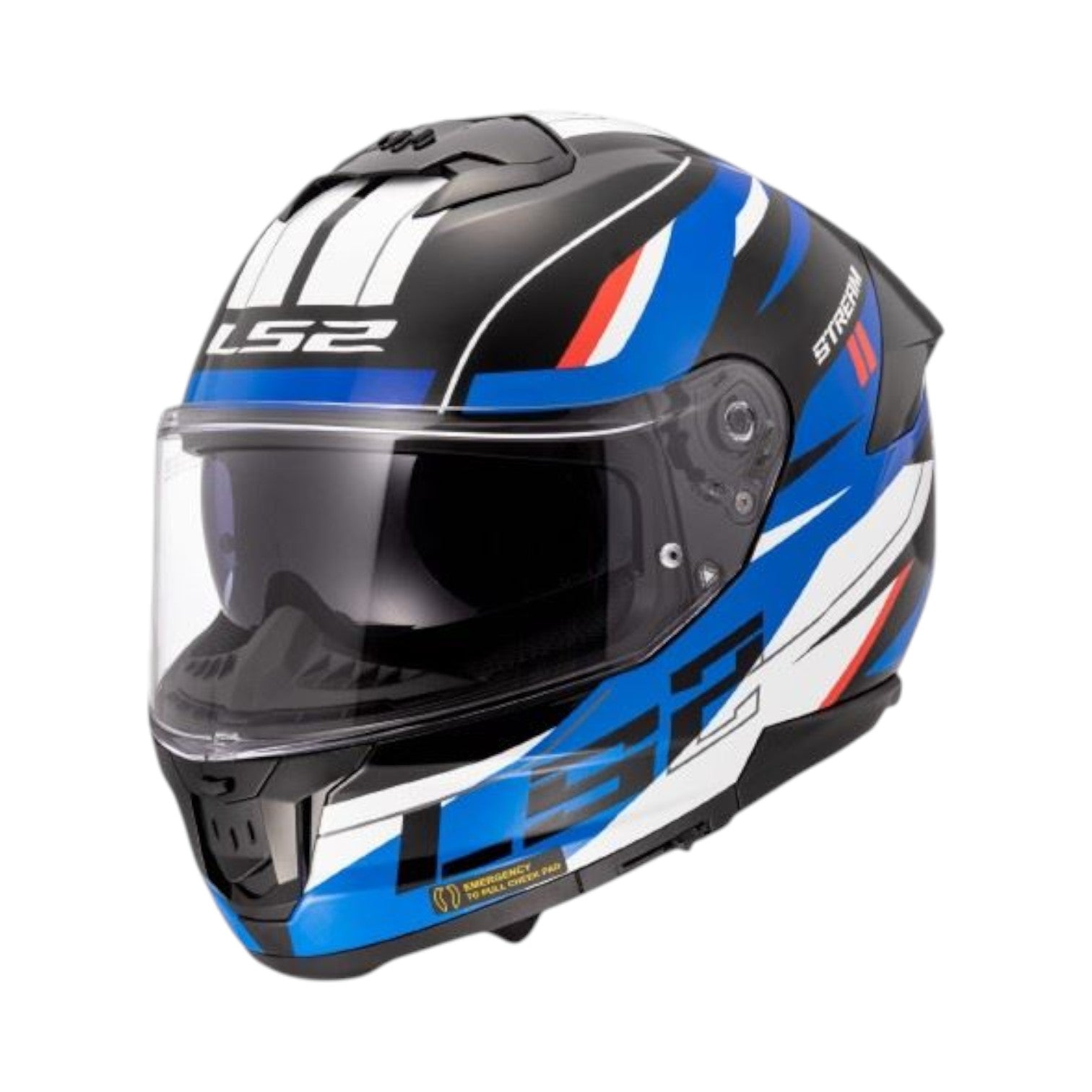 LS2 FF320 Stream II Bolt Red Blue-06