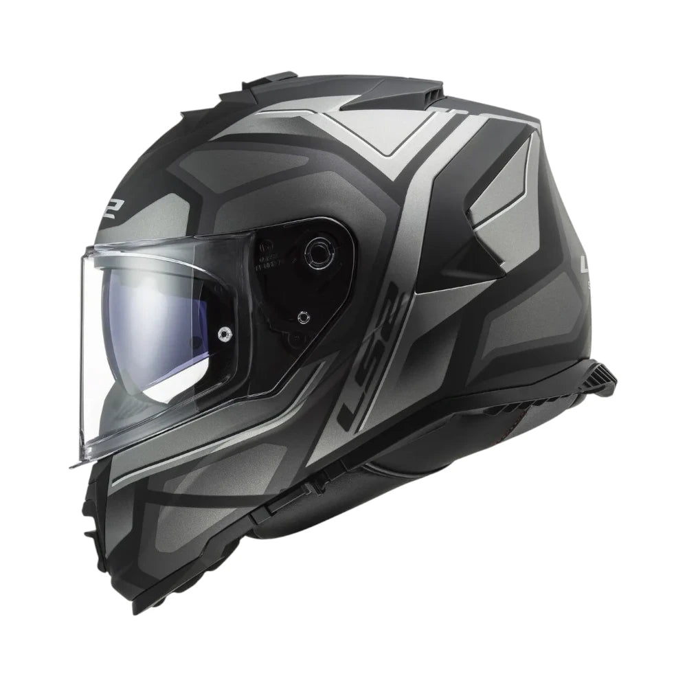 LS2 FF800 Storm II Faster Matt Titanium